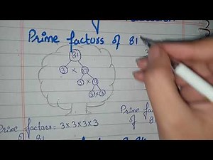 Factor Tree of 81|Prime Factorization of 81