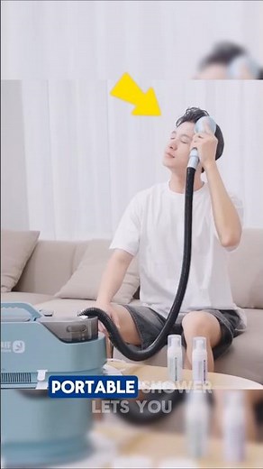 With This Portable Device, You Can Shower Anywhere