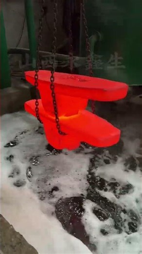Unusual Forging Heat Treatment #Forging #HeatTreatment #QuenchingTempering #FactoryLive