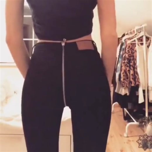 My Back Zipper Jeans