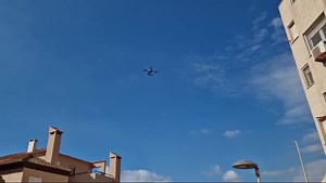 Gibraltar’s macaque is still exploring La Linea. A drone is being used to keep it contained in the area while vet Mark Pizarro attempts to sedate it. | GBC News
