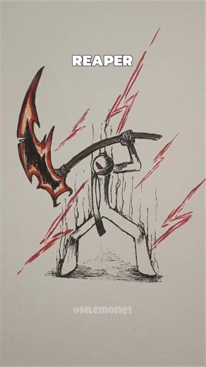 How to draw stickman with ( ascension, reaper, demon)✨