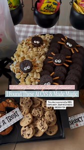 This Halloween, I kept things simple in hosting a fun Spook Easy for the family and it turned out to be one of our favorite nights thanks to CVS Pharmacy. I used OREO Cookies, Chips Ahoy! Cookies, Sour Patch Kids Candy, and Swedish Fish Candy. Whether you’re hosting a party or keeping it cozy at home, a themed snack board is such a fun way to celebrate the season. 🎃 #Halloweenfood #SpookySnacks #Spookeasy #HalloweenAtCVS | Whimsically Wonderful