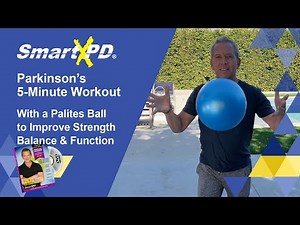 5 Minute Parkinson's Workout w/ Pilates Ball for Strength, Function & Posture