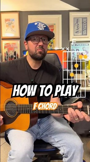 How to Play an F Chord - Beginner Guitar Lesson