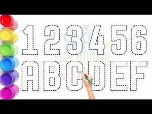 Learn 12345 ABCDE- Kids Tracing & Coloring Fun