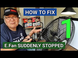 HOW TO FIX ELECTRIC FAN SUDDENLY STOPPED AND DISCUSSED IN DETAIL WHAT POSSIBLE DEFECTIVE PARTS