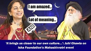 It brings us closer to our own culture: Juhi Chawla on Isha Foundation’s Mahashivratri event