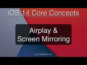 iPhone Tutorial Airplay & Screen Mirroring in iOS 14