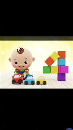 Learn number 4 | Number Song #kidslearning #usa #usashorts #numbersong