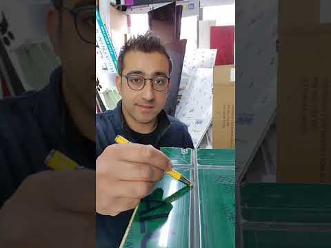 How to make A tray sign from ACM /dibond.