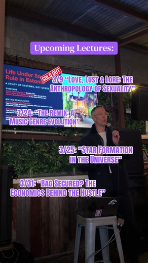 JUST sold out our Monday lecture but there’s plenty more where that came from! 🍻 🧠 Ticket link in bio 🔗 Come be scholarly with us. #bayarea #barlectures #lectureseries #thingstodo #localevents