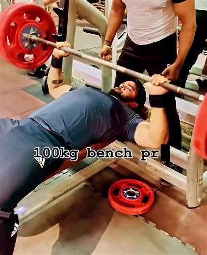100 kg bench press with good reps