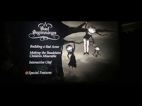 Lemony Snickets A Series Of Unfortunate Events (2004) 2005 DVD Menu Walkthrough