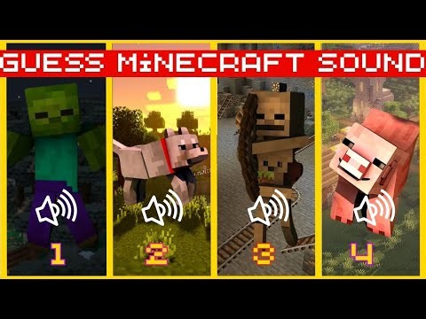 MINECRAFT MOB SOUND CHALLENGE! 🔊⚡️ | ONLY PROS WILL GET THEM ALL RIGHT!