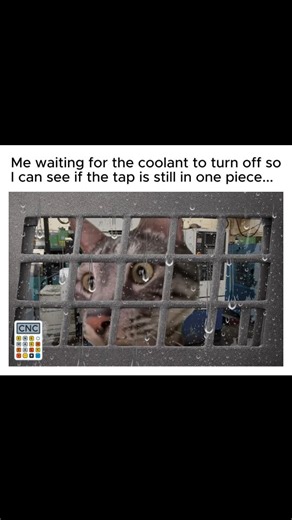 CNC Machinist Calculator on Instagram: "CNC Machinist Calculator Ultra knows that moment when the coolant finally shuts off and you’re praying the tap comes into view still in one piece. That’s why the app has your back with the Tapping Speeds Calculator to dial in the right RPM for the material, the G84 Tap Cycle Generator to build clean tap cycles instantly without guesswork, and the Coolant Concentration Calculator so you’re not tapping blind in mystery soup. https://cncmachinistcalculatorult