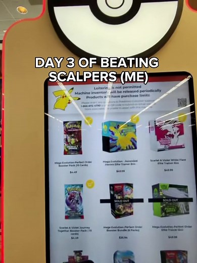 #pokemon #vendingmachine #scalpersnoscalping #viral #ascendedhereos | Pokemon Vending Machine