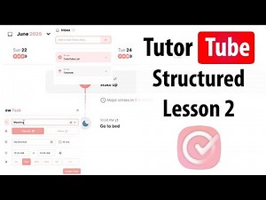Structured - Lesson 2 - Creating a New Planned Task