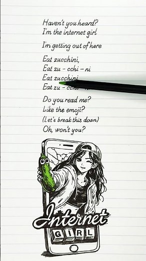 👩‍💻🥒 Internet Girl – Eat Zucchini | KATSEYE (Lyrics + Subtitles)