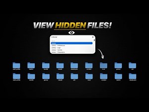 How to View Hidden Files and Folders on macOS Finder