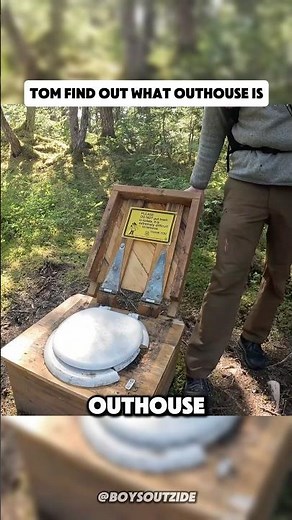 Outdoor Tom Finds Out What an Outhouse Is 😂🚽 | Outdoor Boys