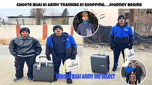 223K views · 5.9K reactions | Chhote bhai ki Army me job lag gayi - Proud Moment|| Chhote bhai ki Army training ki shopping ️ done | ADI VLOGS | Facebook