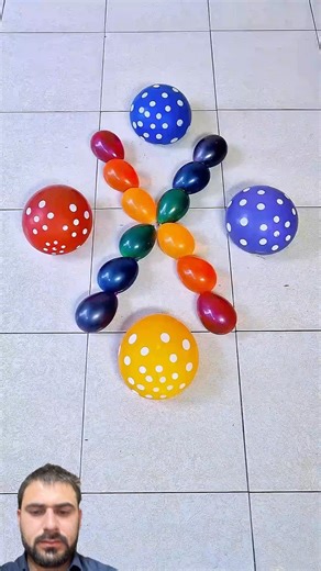 Popping Balloon Color Letter X SatisfyingReverse #asmr #shorts