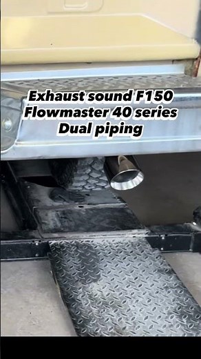 Exhaust sound for an F150 with Flowmaster 40 series installed and dual piping #sanantonio #auto