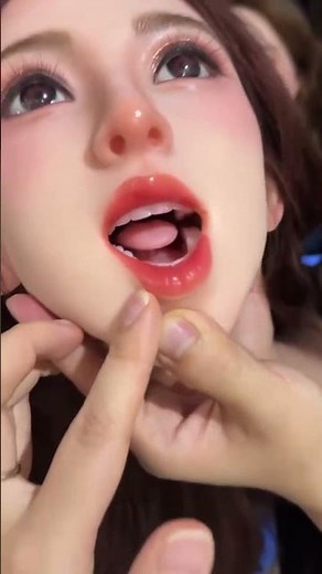 Lifelike Silicone Doll Head | Face Detail View#elysianjoy