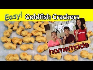 Homemade Goldfish Crackers - EASY!