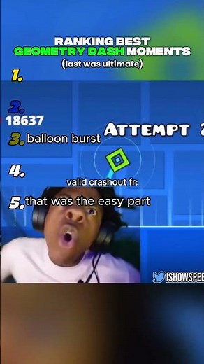 Ranking The funniest Geometry Dash moments