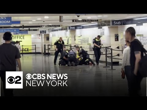 Man in custody after 6 people stabbed at Penn Station