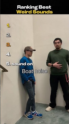 Ranking Best Weird Sounds
