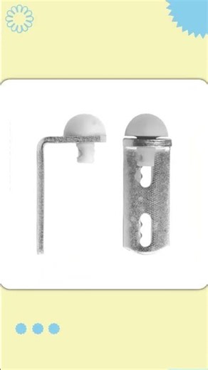 Rolltrak Stop for Sliding Doors Metal w/ Rubber Stop R1760 (1 Pack of 2)