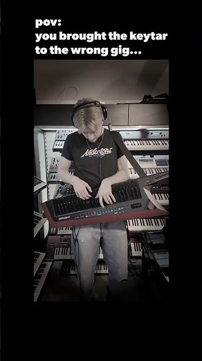 When should you bring the Keytar? #shorts #piano #synth