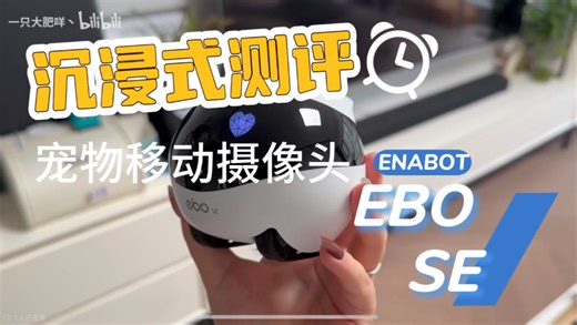 宠物摄像头好用吗？enabot ebo se诚实测评