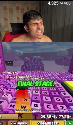 Stage 12 | Escape the Keyboard | Roblox | #robloxshorts #robloxgames #shortsfeed