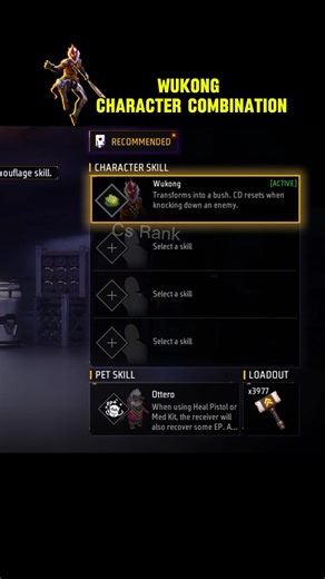 Wukong OP Combination After Update 🔥 | Ranked Push Combo