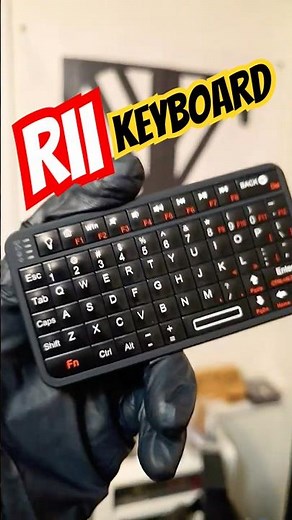 Rii Wireless Mini Keyboard #Rii #keyboard #raspberrypi #cyberdeck