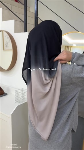 Shawl Ombre Pertama: Beli Warna Baru!