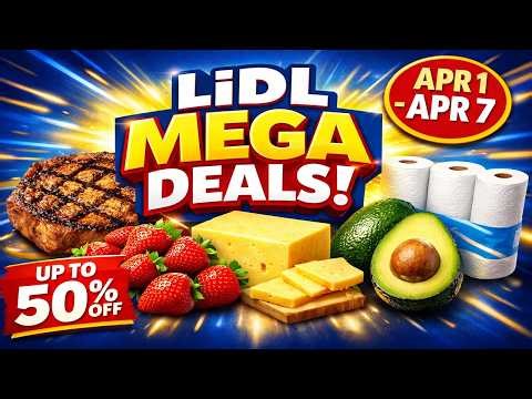 LIDL WEEKLY AD! 🛒 Top Deals & Spring Savings (Apr 1 – Apr 7, 2026) 😱 #Lidl #WeeklyAd