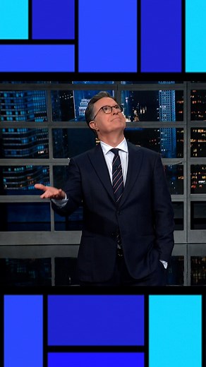 The Late Show on Instagram: "Yesterday, New York City celebrated the passing of its own plague, the former president. #Colbert"