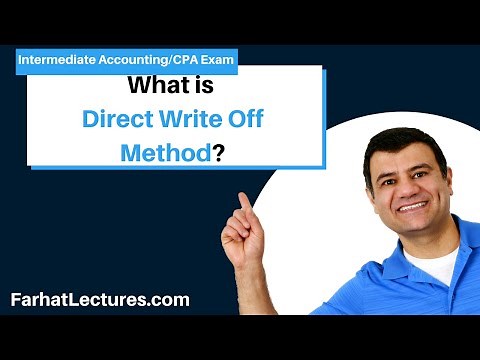 Direct Write Off Method. Explained.