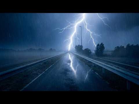 Real Rain & Thunder Storm (No Loops) | 50 Min High Fidelity Audio | Relax & Recharge