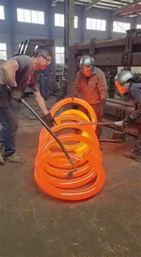 Giant Spring Making REVEALED! 🔥 Watch How It Powers Huge Machines