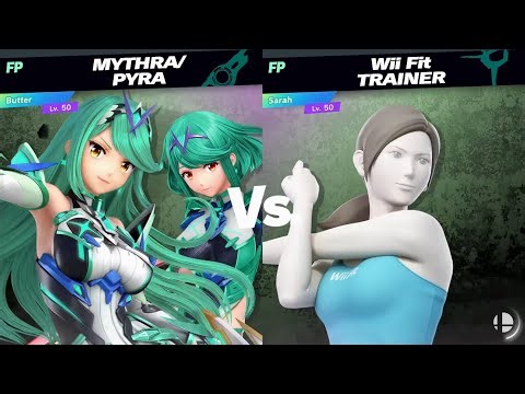 Amiibo Battles: Mythra/Pyra vs Wii Fit Trainer (Butter vs Sarah)
