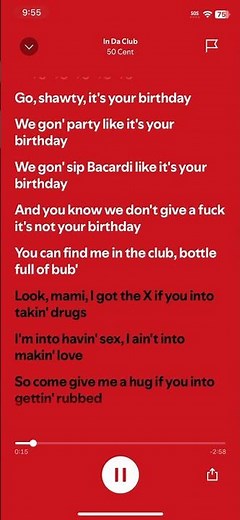 In da club 50 cent lyrics