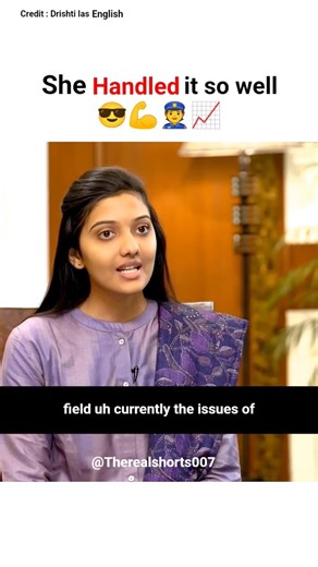 She Handled the question so well😎💪👮📈 Srushti jayant| Upsc interview #upsc #ias #motivation #ips