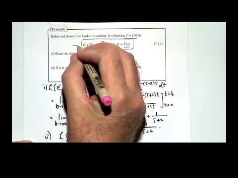 Introduction to Laplace transforms