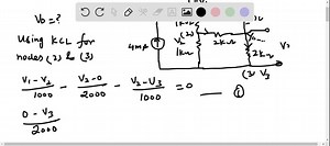Find Vo in the network in Fig. P 3.20 using nodal analysis. | Numerade